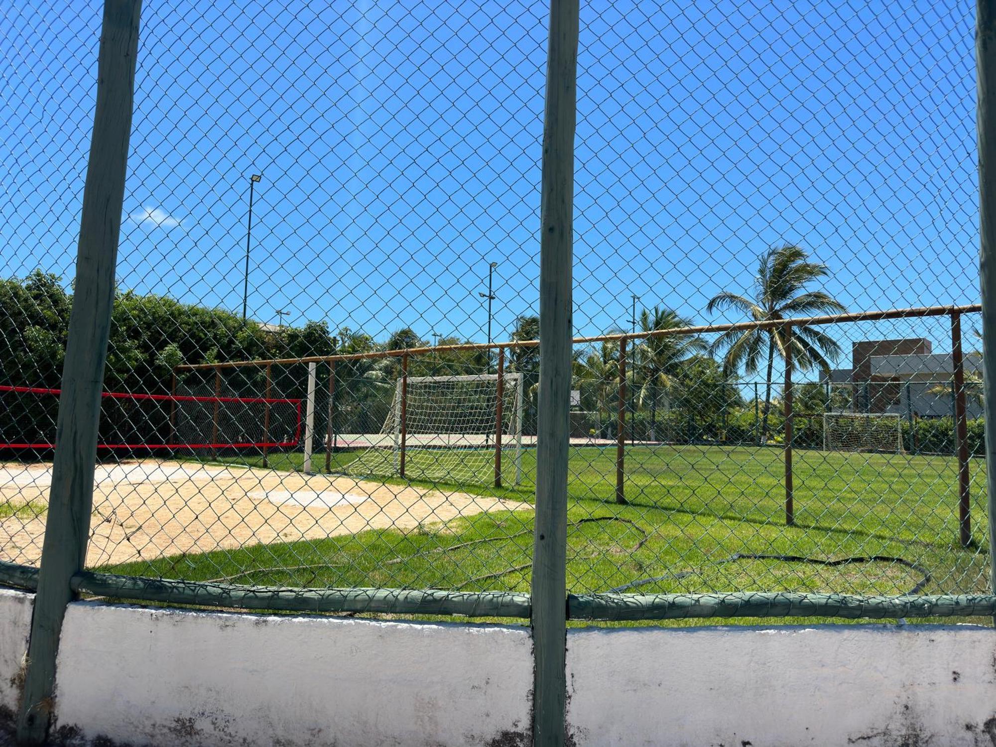 Flat Guarajuba 4 Quartos Terreo A Beira Mar - Pe Na Areia - Governanca Com Arrumadeira E Wi Fi Inclusos Camassari Exteriör bild