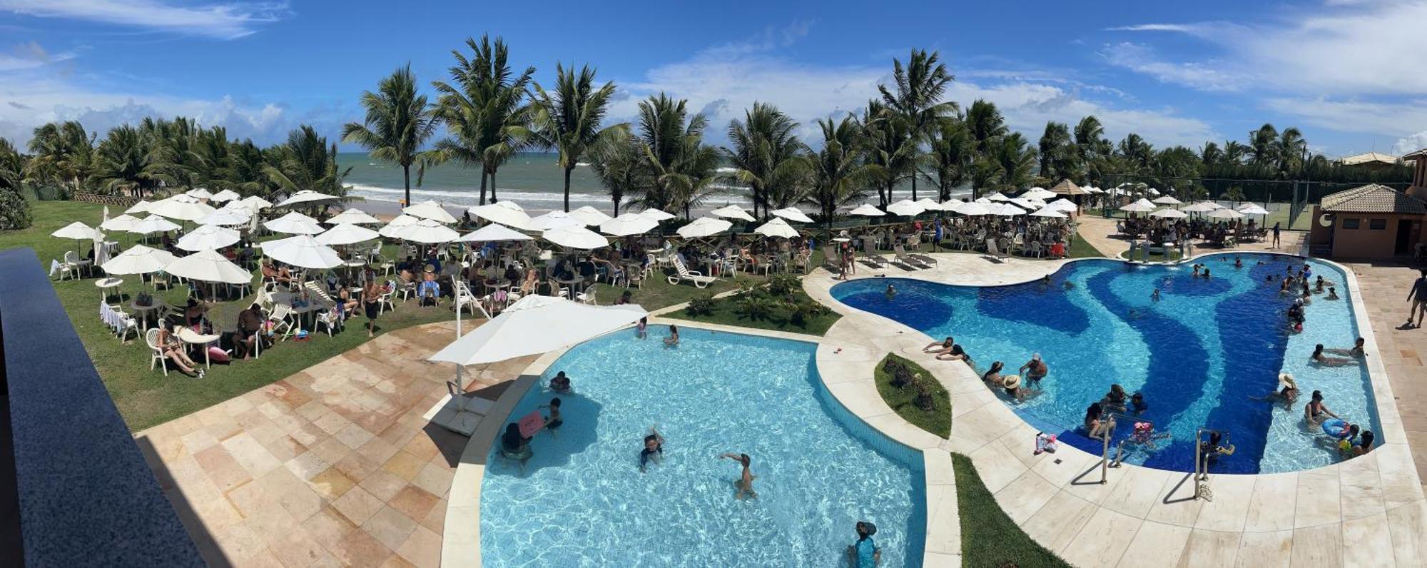 Flat Guarajuba 4 Quartos Terreo A Beira Mar - Pe Na Areia - Governanca Com Arrumadeira E Wi Fi Inclusos Camassari Exteriör bild