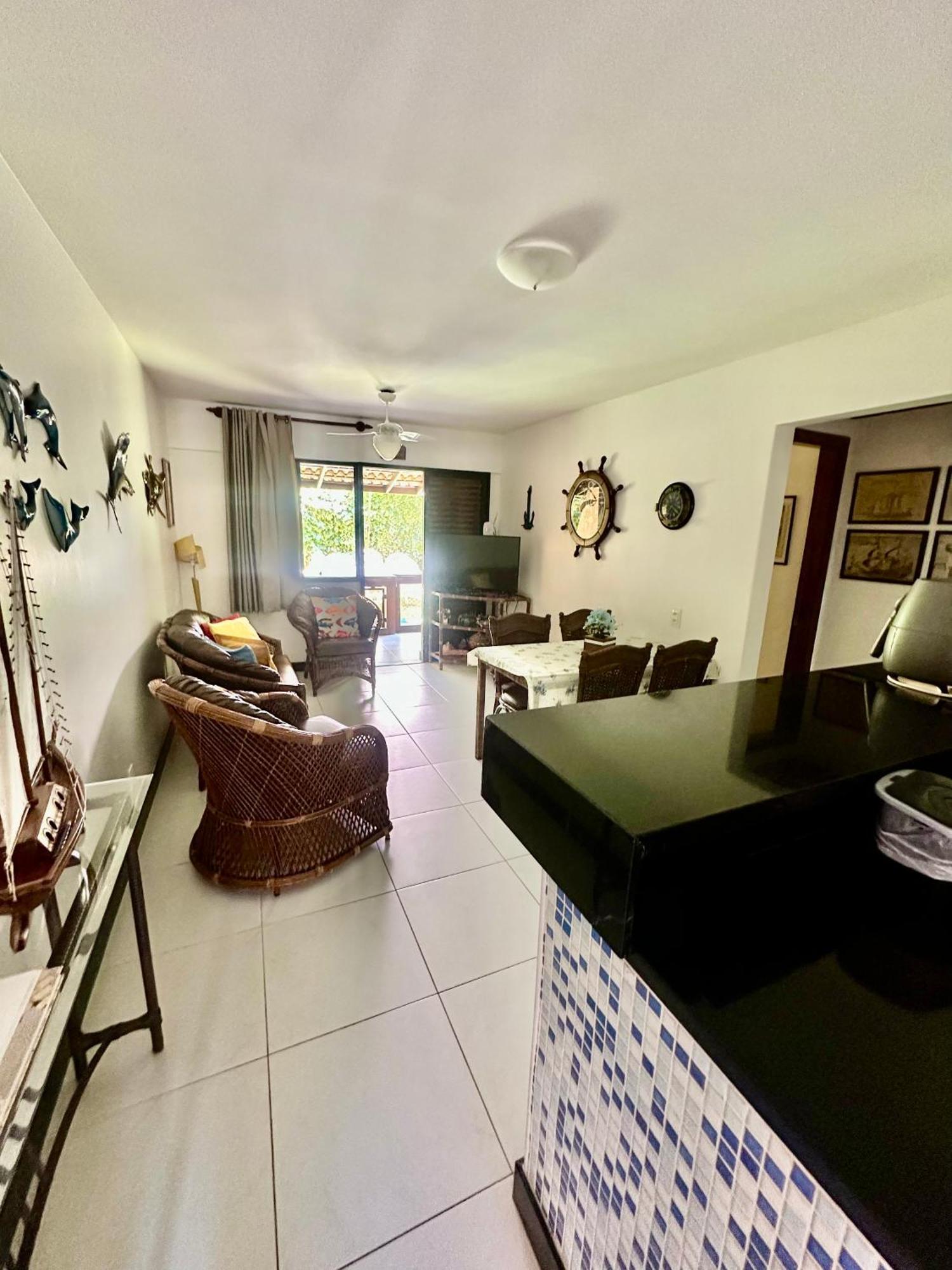 Flat Guarajuba 4 Quartos Terreo A Beira Mar - Pe Na Areia - Governanca Com Arrumadeira E Wi Fi Inclusos Camassari Exteriör bild