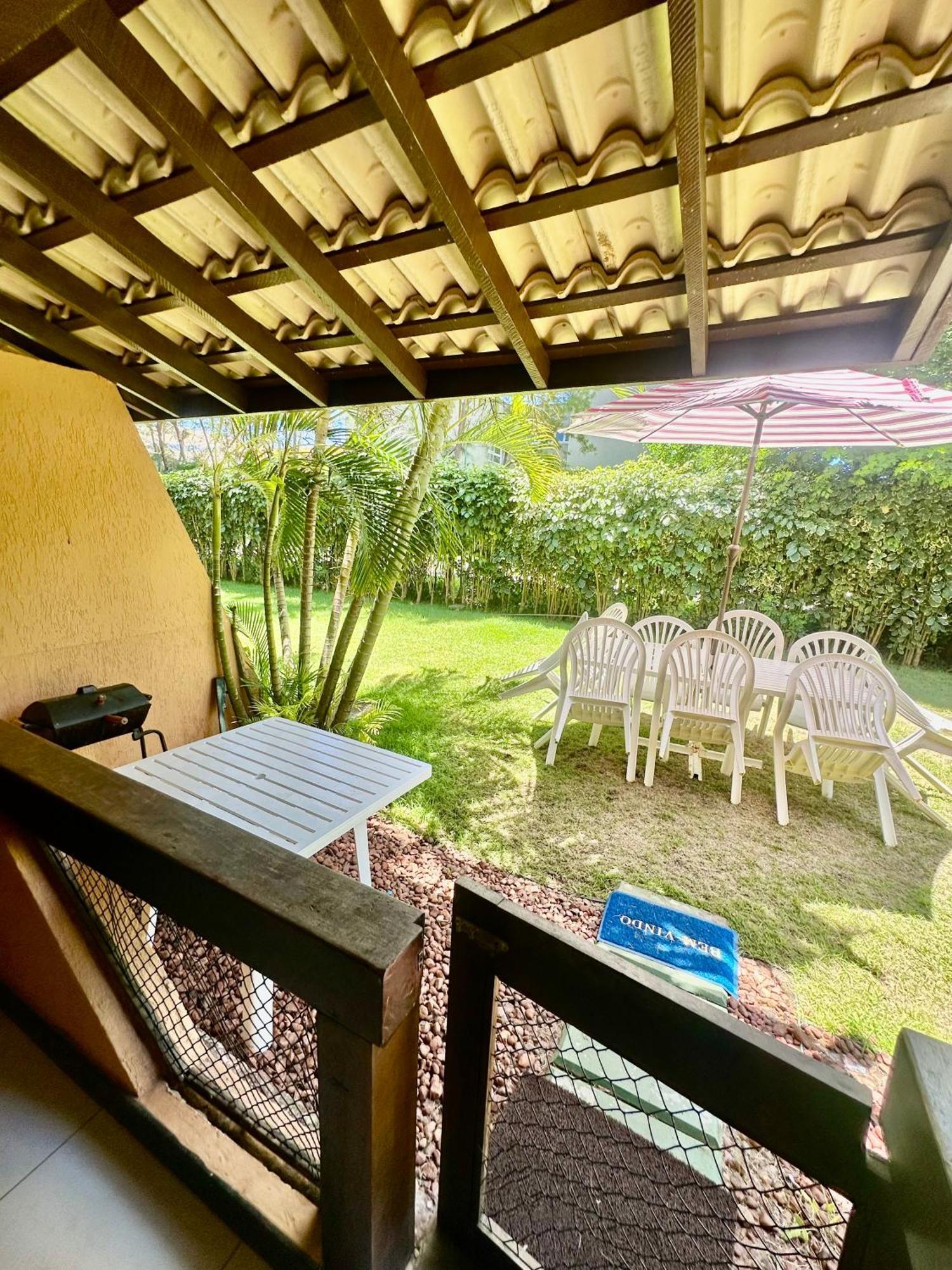 Flat Guarajuba 4 Quartos Terreo A Beira Mar - Pe Na Areia - Governanca Com Arrumadeira E Wi Fi Inclusos Camassari Exteriör bild
